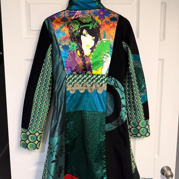 Like new vintage Desigual Japanese trench coat - Picture 1 of 4